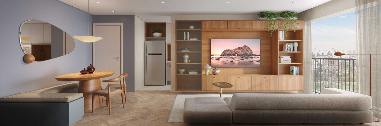 2 Suítes — 74 m²